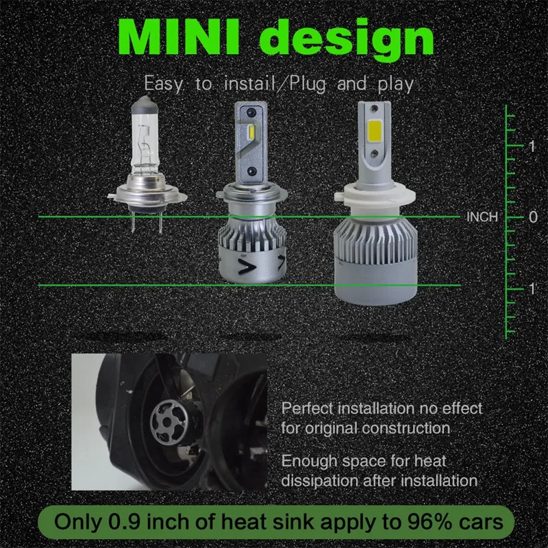 Новые продукты нового поколения автомобильные лампы Led H1 H3 H8 H9 H4 H7 H11 9012 880 881 9008 H13