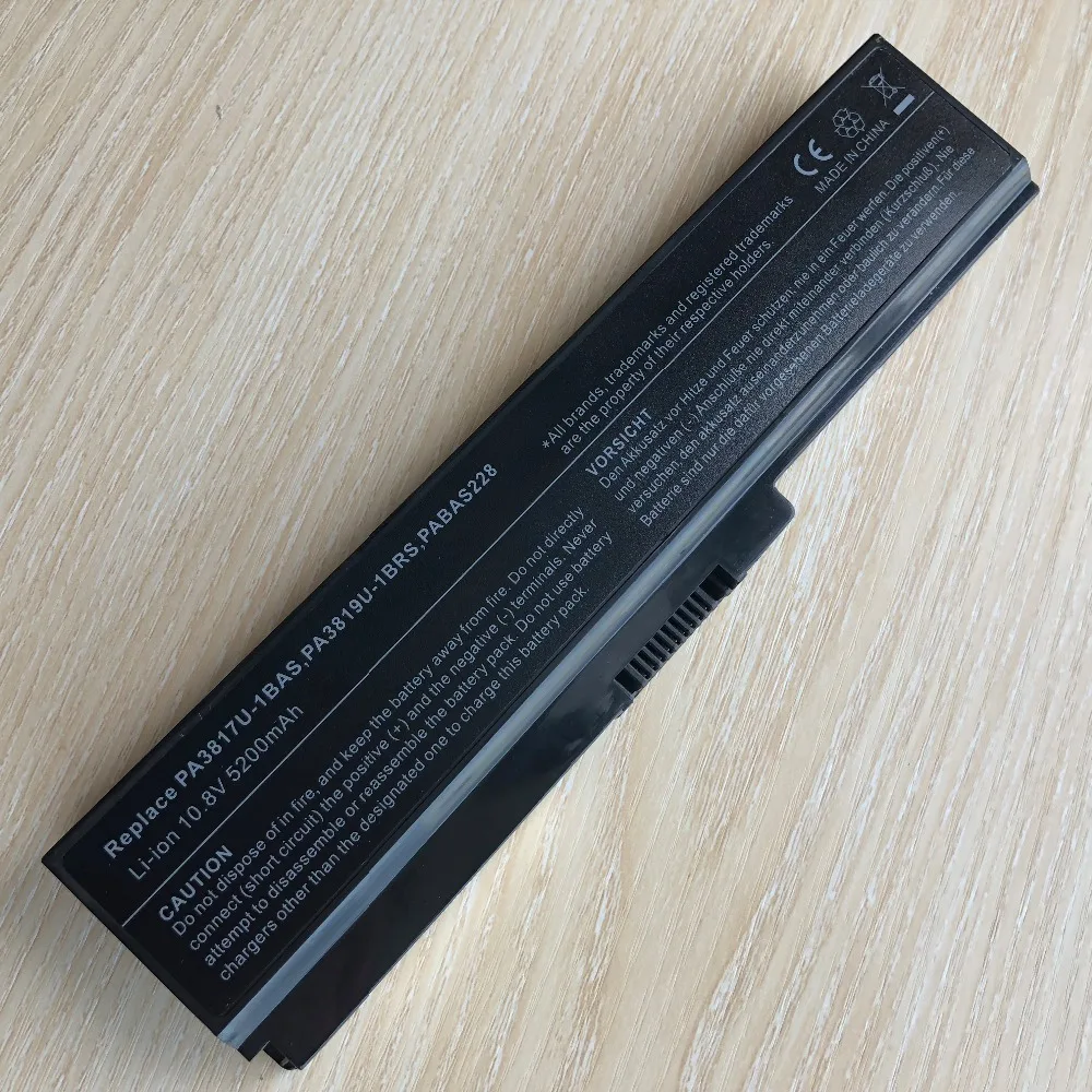 HSW ноутбук черный батарея для ноутбука Toshiba PA3817U-1BRS PA3817U-1BAS PA3818U-1BRS PA3819U-1BRS