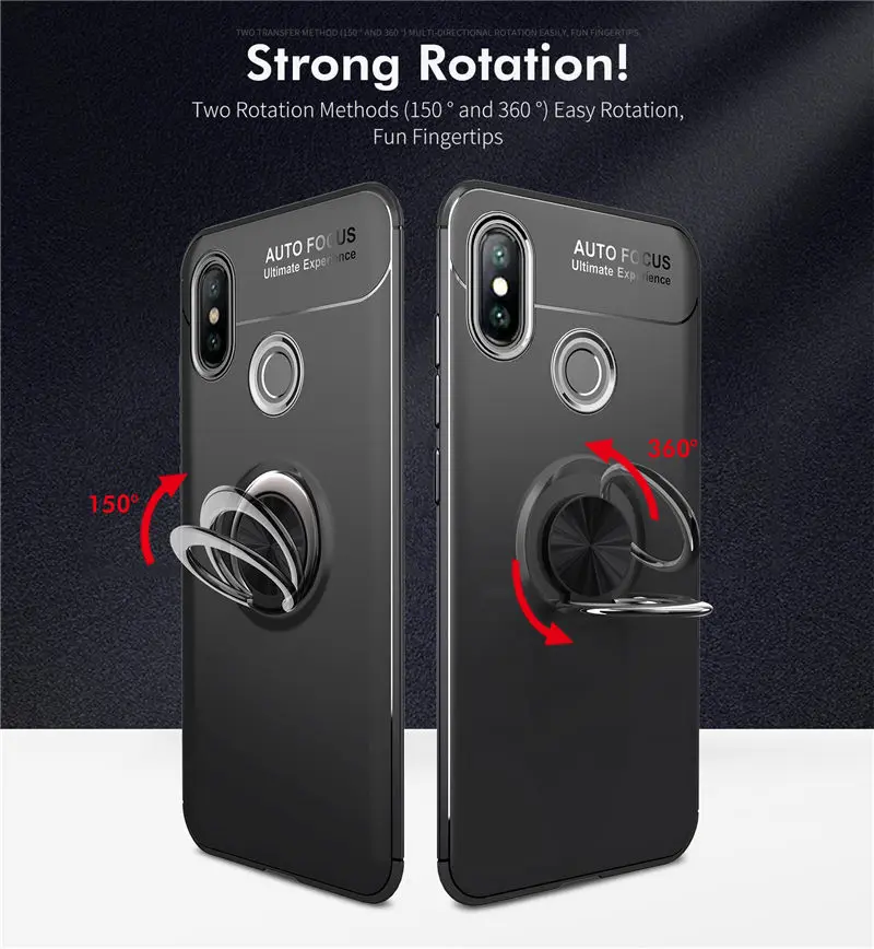 Xiaomi Mi 8 Lite Case Mi8 Cover Colored Soft Silicone TPU Skin for Magnetic Car Holder Ring Cases | Мобильные телефоны и