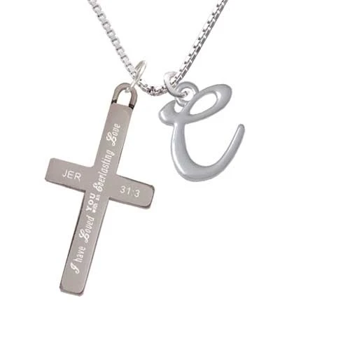 Маленькое ожерелье с надписью Gelato Initial C Everlasting Love cross|Подвески| |