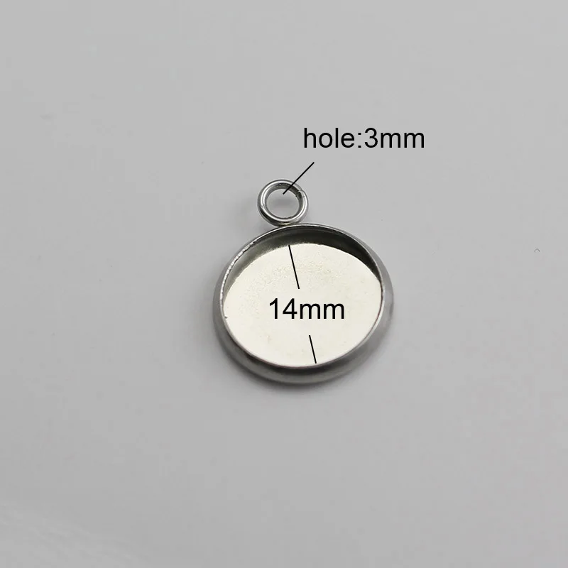 Beadsnice оптовая торговля из нержавеющей стали ручной работы кулон заготовки клея