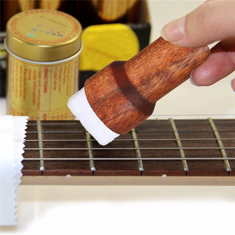 Wood Electric Guitar Bass String Cleaner Instrument Body Cleaning Tool For Stringed | Спорт и развлечения