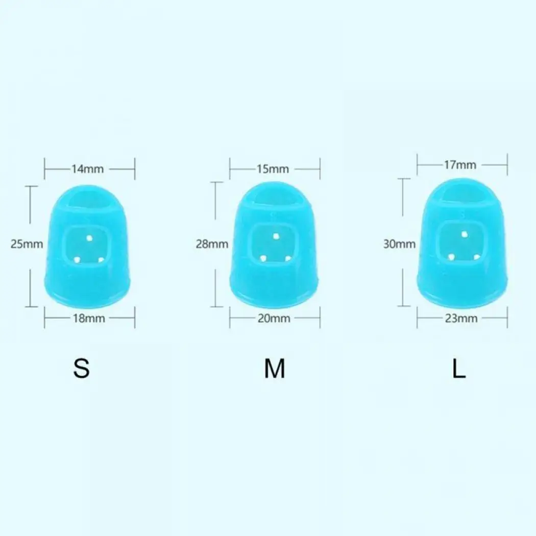 4 шт многоразовые силиконовые кончики пальцев протектор для других струнных