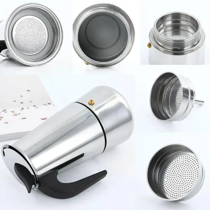 Кофеварка для эспрессо Moka фильтр варочной панели приготовления кофе|Кофейники| |