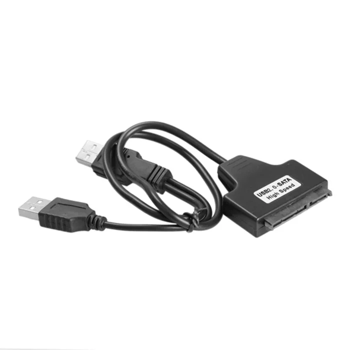 Новый USB 2 0 для SATA 7 + 15 Pin 22Pin Кабель адаптер 5 дюймового жесткого диска SATA| |