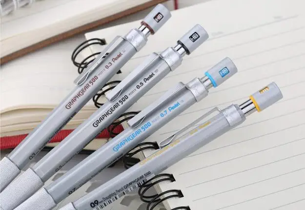 Бесплатная доставка pentel PG металлический шлифовальный механический карандаш |