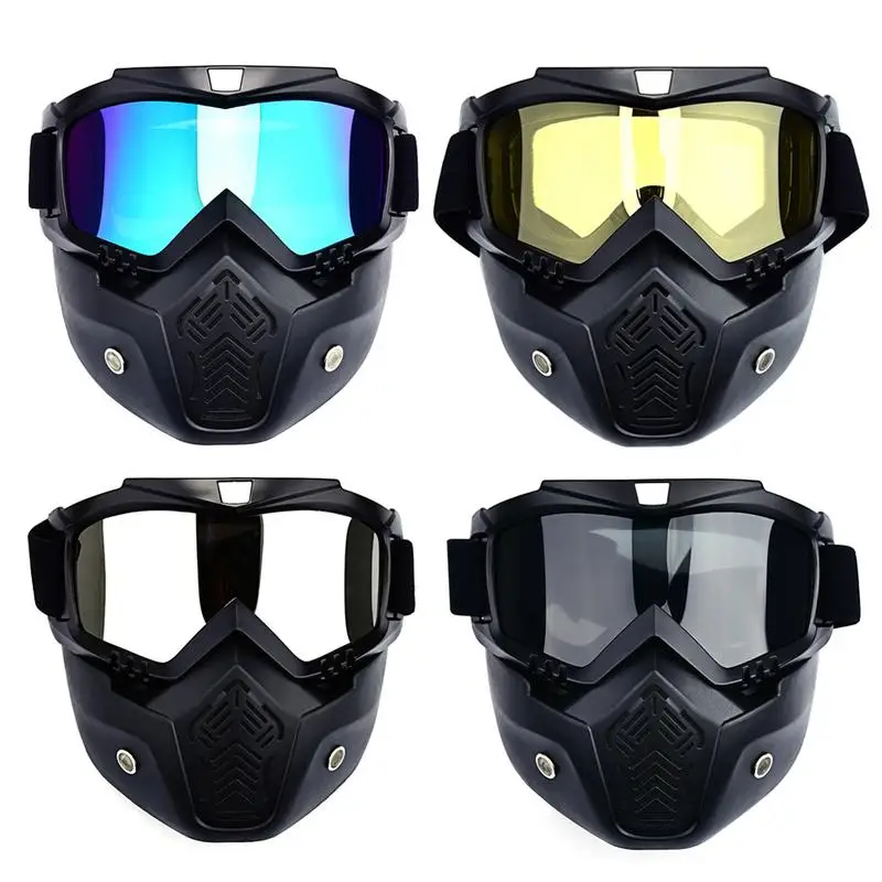 

Windproof Skate Sun Ski Glasses Motorcycle Goggles For Masque Motocross Goggles Helmet Glasses Off-Road Helmets Mask Goggles