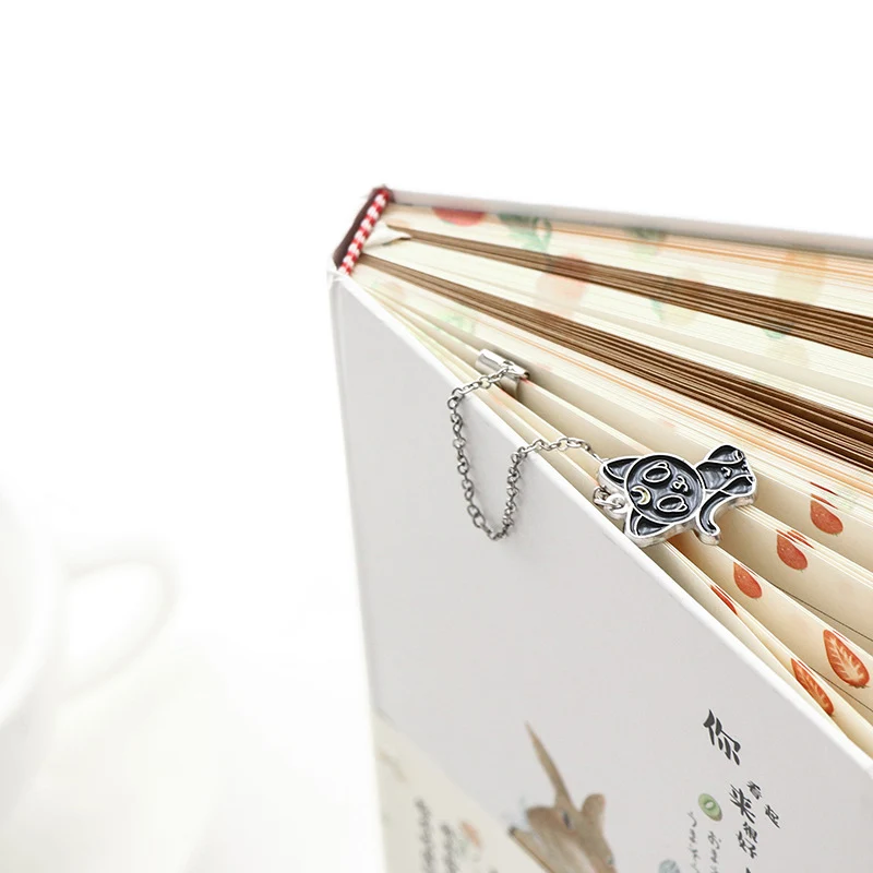 1 шт. милые закладки единорога Kawaii Cat Matel Bookmarks для книг школьные офисные