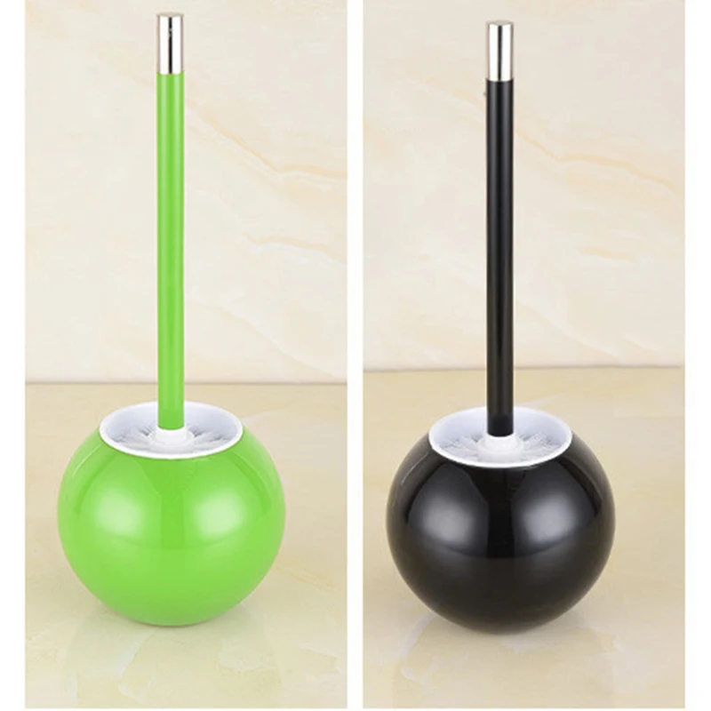 Нержавеющая сталь + пластиковая домашняя щетка для ванной туалета держатель