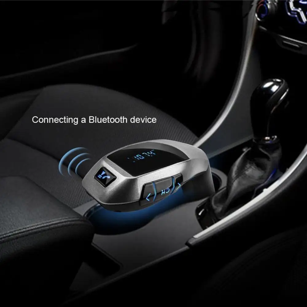 Автомобильный Bluetooth fm передатчик WOOKRAYS модулятор mp3 плеер беспроводная гарнитура