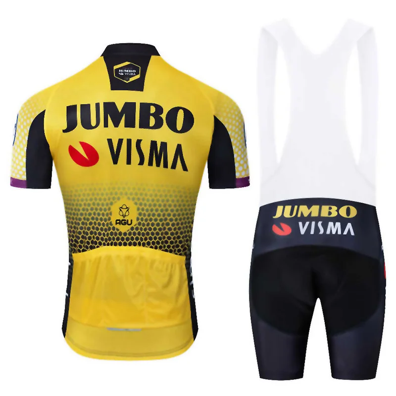2019 Pro Team Jumbo Visma набор велосипедных футболок мужские велосипедные Майо Mtb Racing Ropa