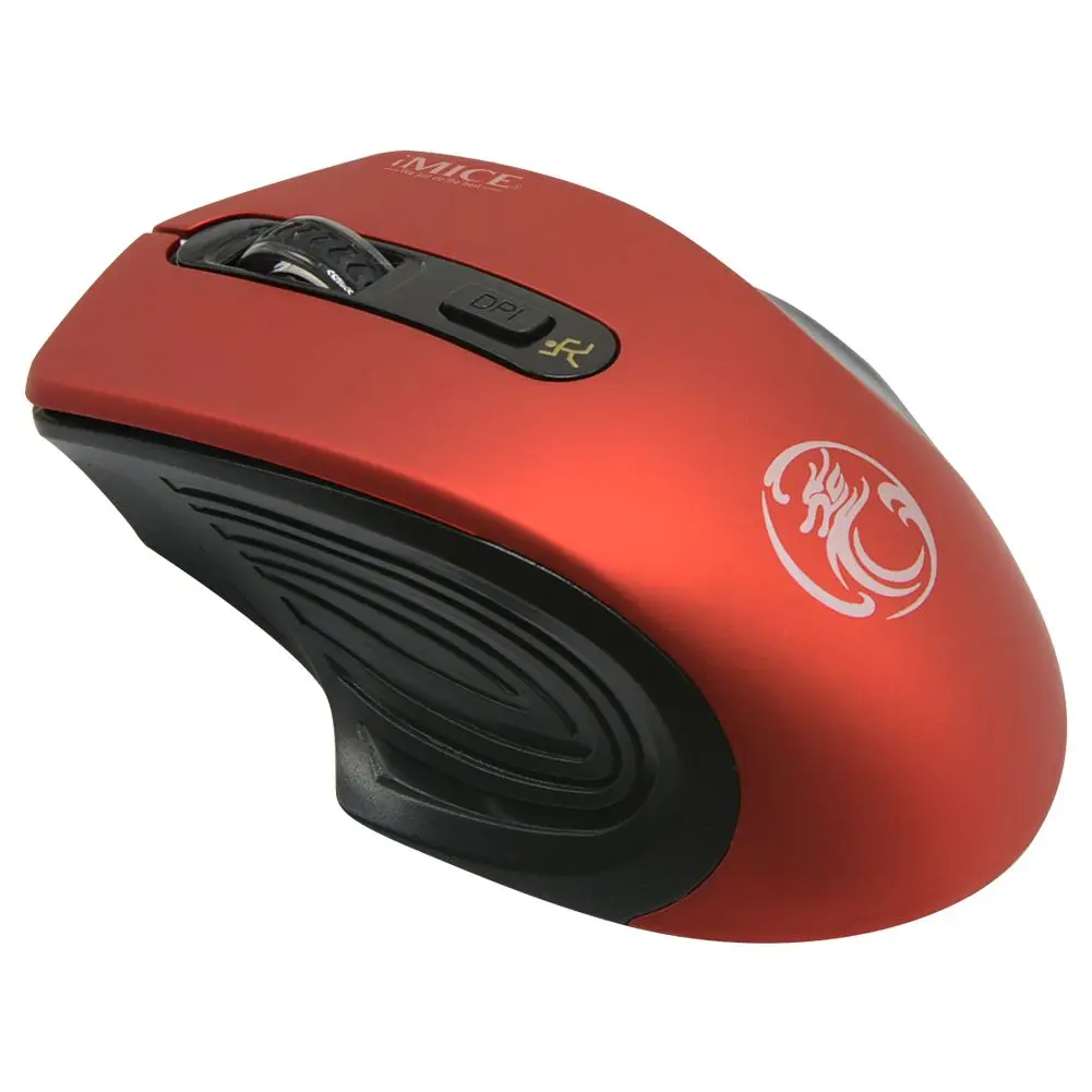 imice Wireless Mouse 4 Buttons 1600DPI 2.4G Optical Energy Saving Mice For Laptop PC Computer | Компьютеры и офис