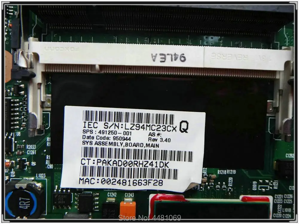 Для HP Compaq 6530s 6730s1 ноутбук 491250 001 материнская плата для ноутбука 501354 DDR2 15 4 100% ТЕСТ