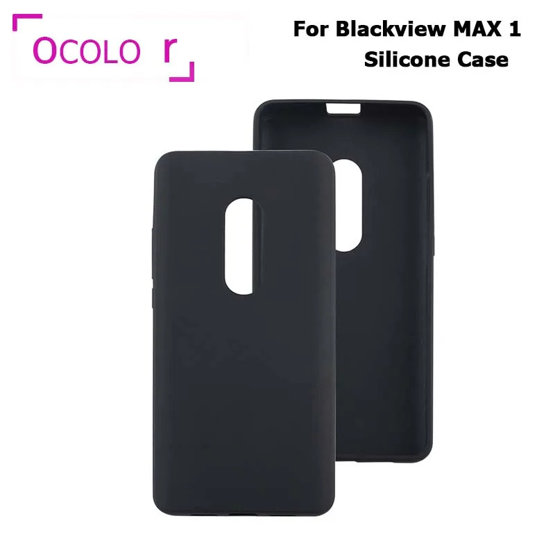 ocolor For Blackview MAX 1 Silicone Case Soft Back Cover Protective TPU 6.01&quot Mobile Phone Accessories |