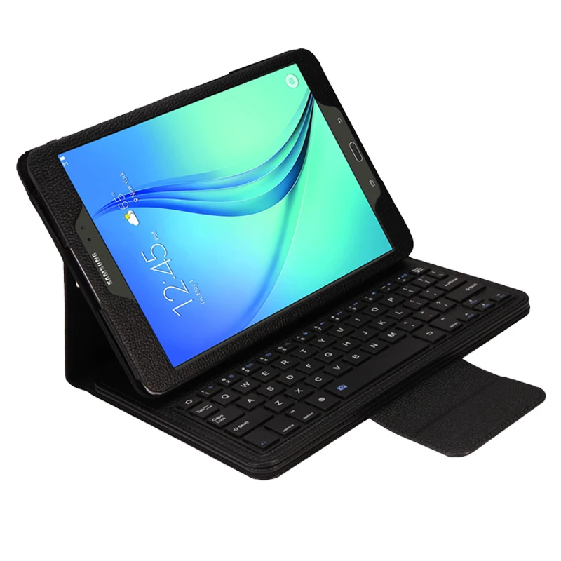 Чехол с беспроводной клавиатурой Bluetooth для Samsung GALAXY Tab A 9 7 дюйма T550 T555 P550 P555 кожаный