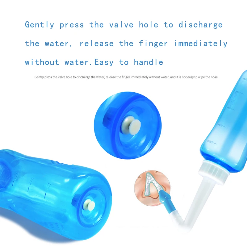 

1Set Neti Pot 500ML Adults Children Nasal Irrigator Wash Cleaner Nose Child Adult Avoid Allergic Rhinitis Neti Pot
