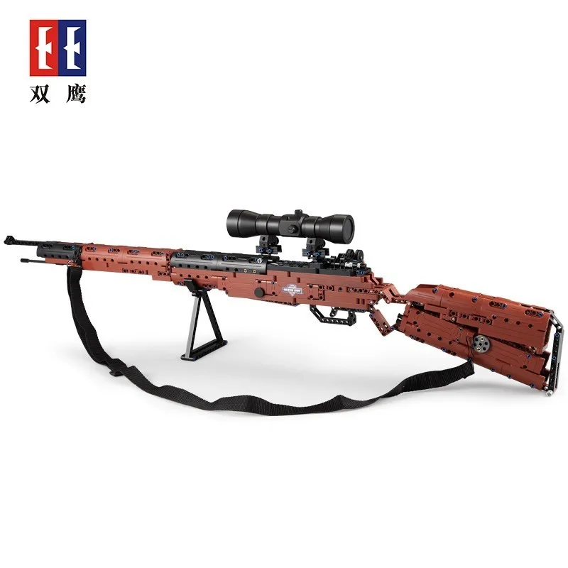 Двойной E Rifle большой размер 98K электрический пистолет игрушки строительные блоки