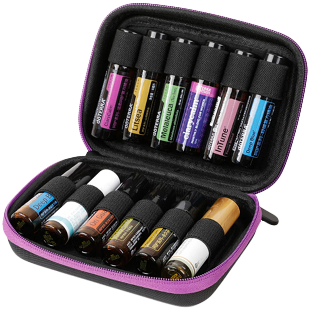 Портативный 12 сетка бутылка чехол мешки для хранения эфирных масел Эфирное Масла