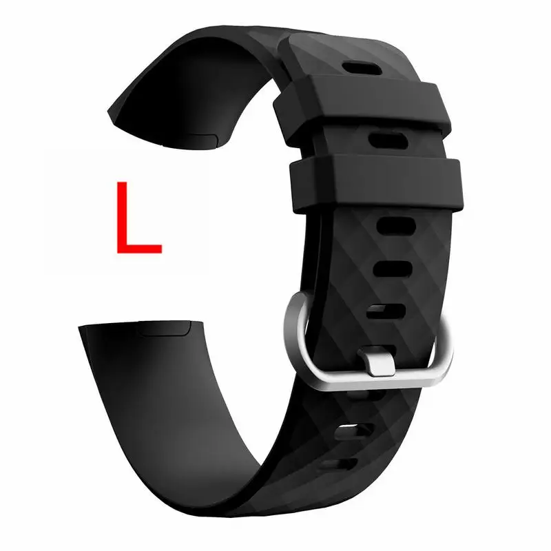 Для Fitbit Charge 3 мягкий силиконовый спортивный сменный ремешок для наручных часов