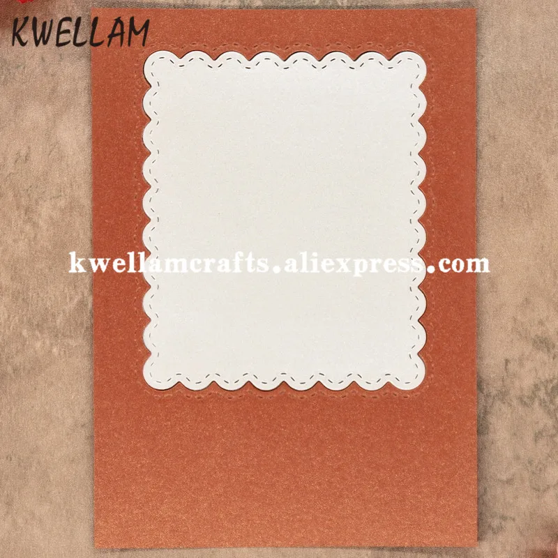 Outside In Stitched Rectangle Stackables Metal Die cutting Dies For DIY Scrapbooking Photo Album Embossing Folder 8072611 | Дом и сад