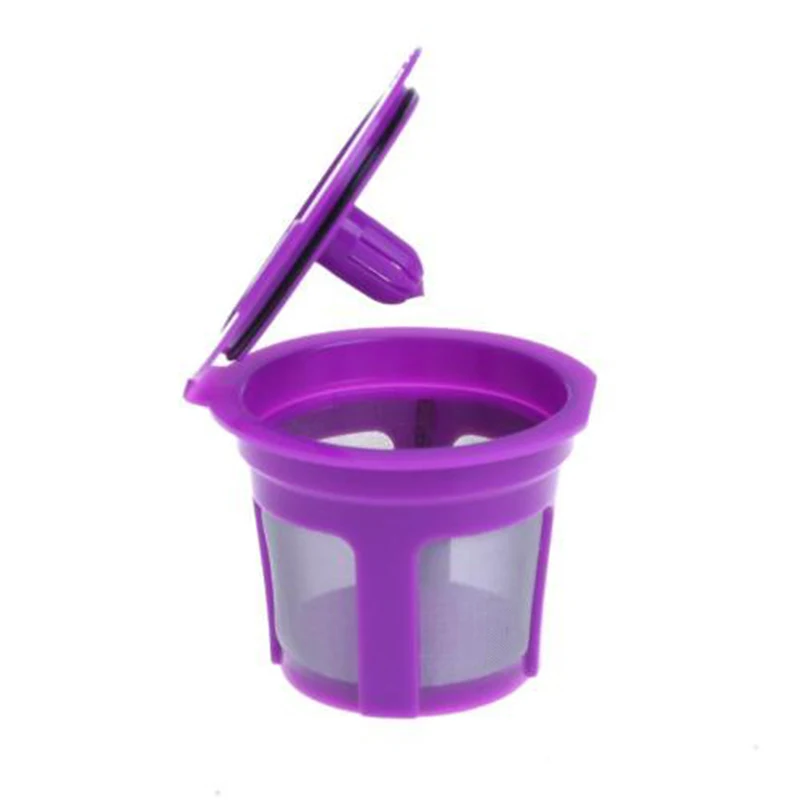 Фиолетовый для многоразового использования Кофе стручки фильтр кофе Keurig Мини