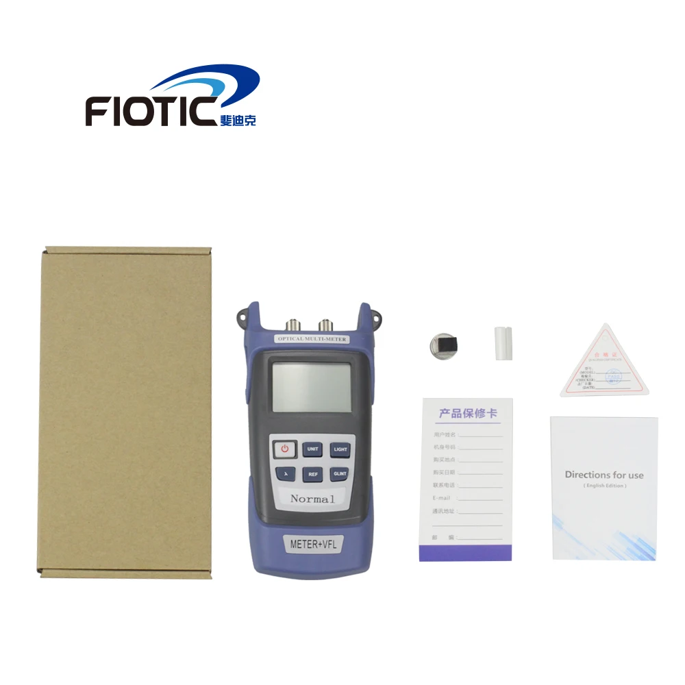 Ftth High precision all-in-one Handheld Fiber Optical Power Meter -70+3 dBm   Laser source Visual Fau 5MW 10MW 10KM