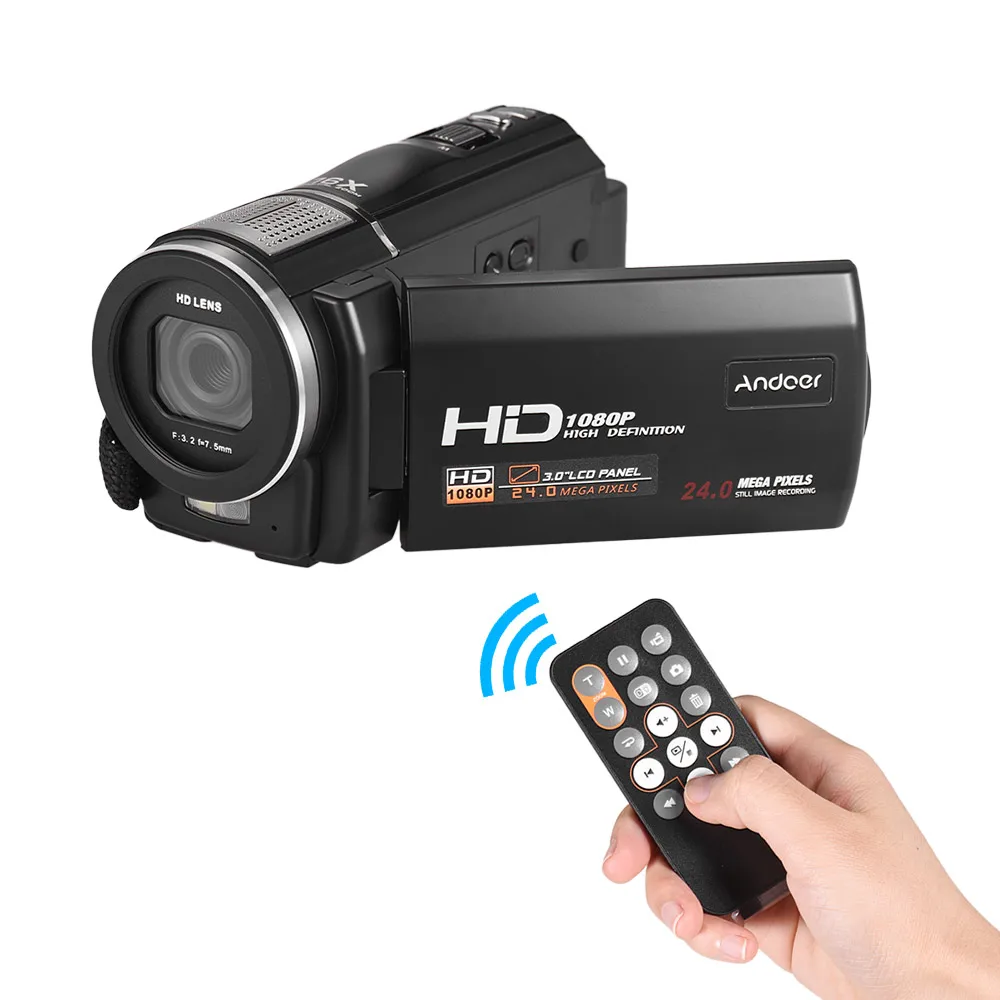 Andoer HDV F5 3 0 &quotЦифровая камера видео 16X цифровой зум вращающийся сенсорный ЖК экран