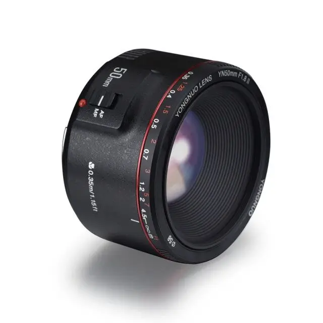 Объектив YONGNUO YN50mm F1.8 II стандартный основной объектив с большой апертурой и