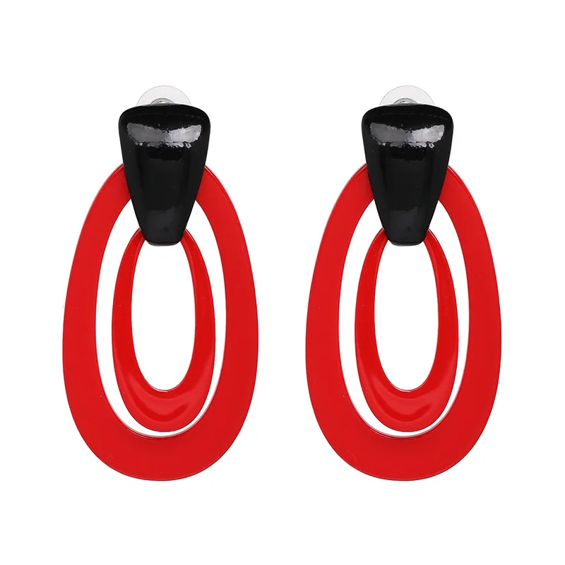 Женские круглые акриловые серьги в Корейском стиле серьги-подвески свадебные