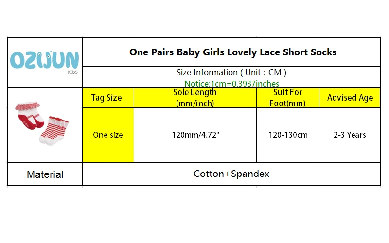 1 пара детские короткие носки в полоску|Носки| |
