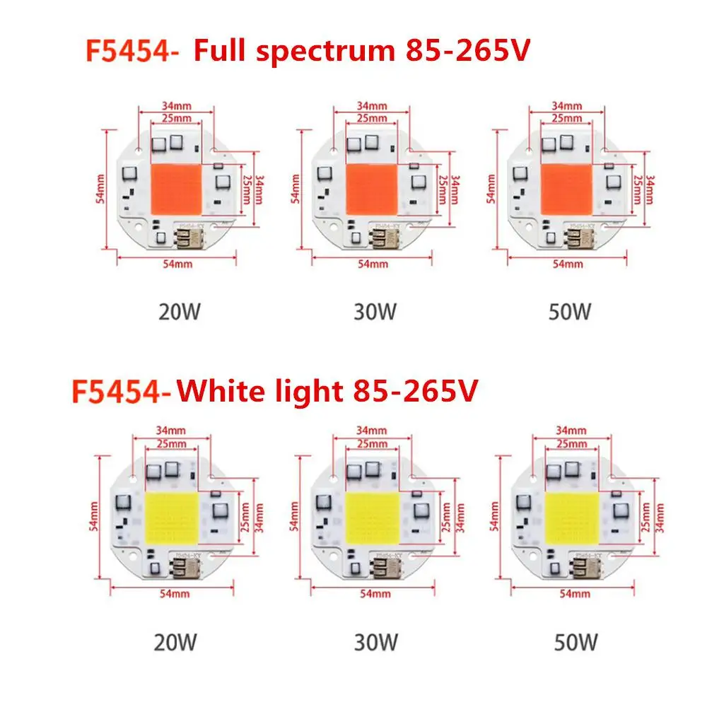 

LED Drive-Free Lamp with Chip Bulb Bead 100-260V White Light