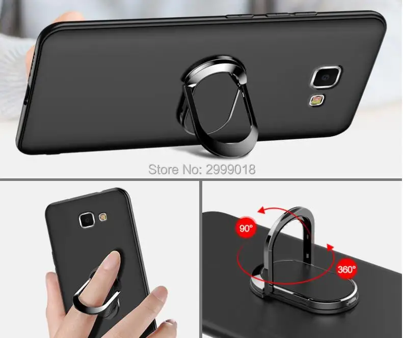 Чехол для Samsung Galaxy J1 6 2016 Soft магнитный автомобильный чехол на палец J120 J120F J120H |