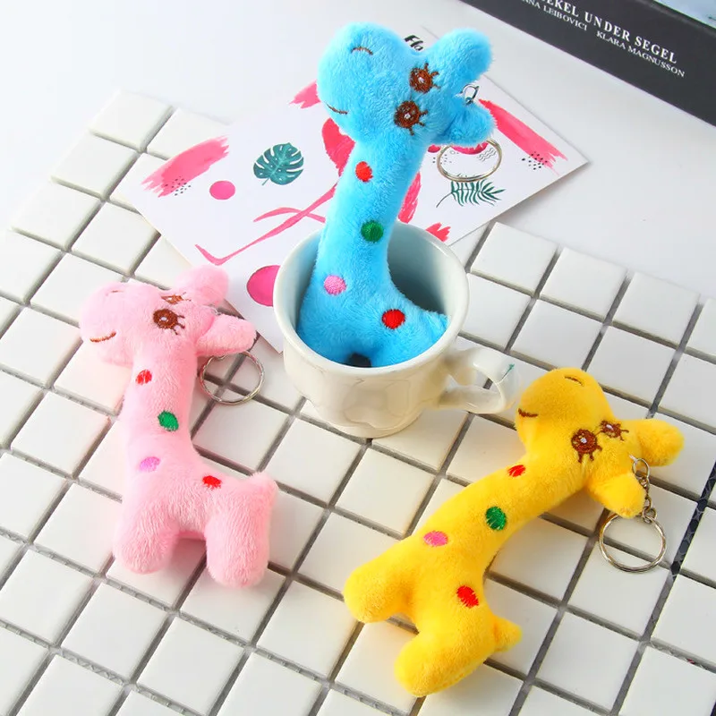 Kawaii Олень мини брелок на рюкзак ключ плюшевые мягкие животные заполнения мягкий