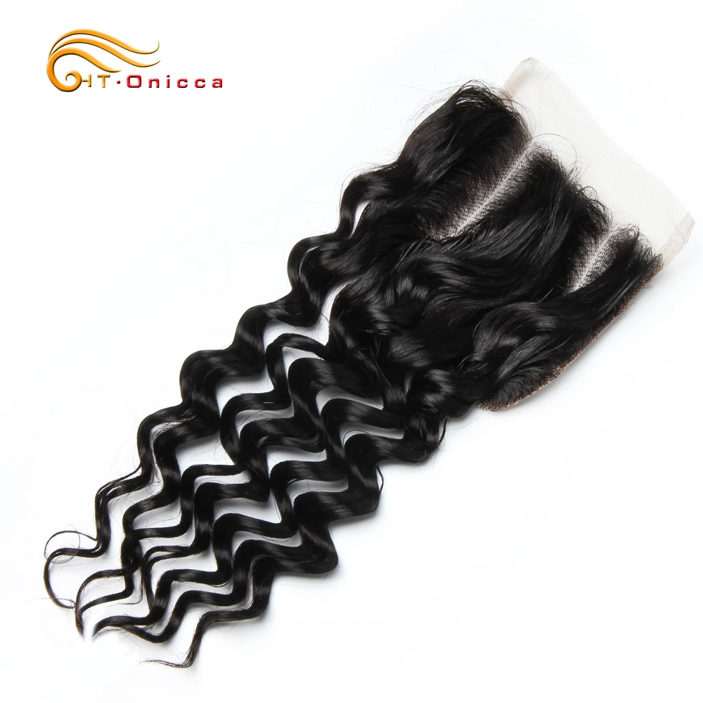 Бразильские волосы с глубоким волнистым закрытием 100% человеческие свободные