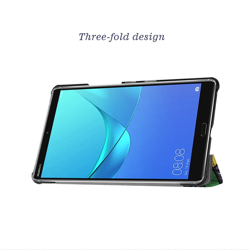 Чехол из искусственной кожи для Huawei MediaPad M5 8 4 дюйма | Компьютеры и офис