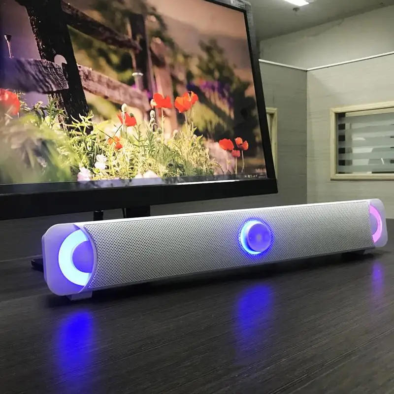 Мультимедиа HD звук динамик HiFi Бас Стерео шумоподавление для компьютера крутой
