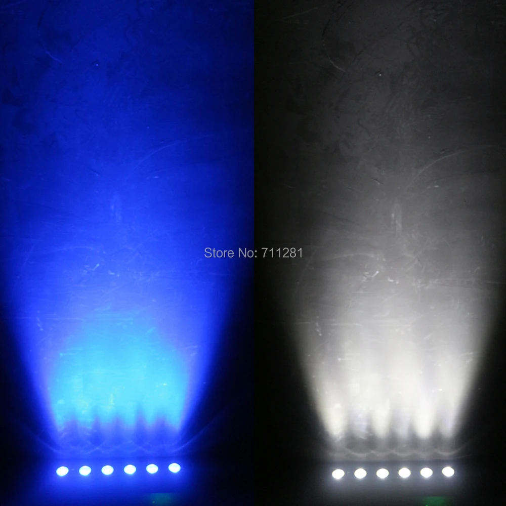8 шт. светодиодный настенный светильник RGBWA + UV 6 в 1 DMX512 | Лампы и освещение