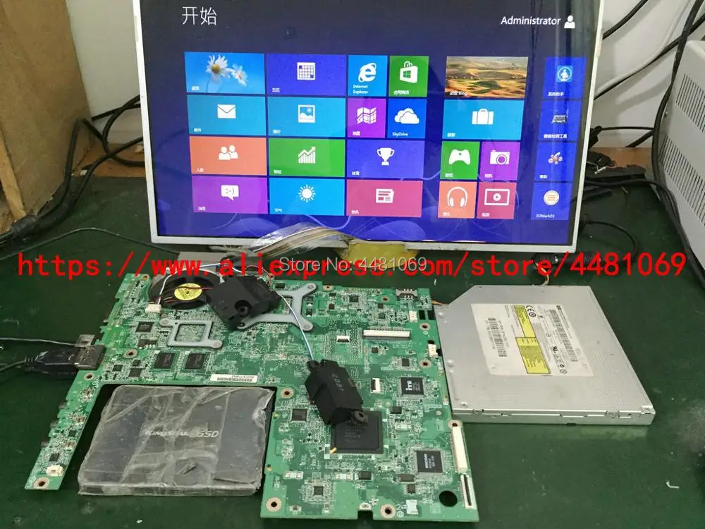 Для Dell Studio 1555 Тетрадь материнская плата C235M CN 0C235M Материнская ноутбука DA0FM8MB8E0 PM45