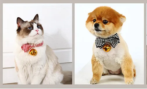 Cat collars bow tie kitten Peggy Collars Lovely Christmas Wedding New Year Accessories Necklace Dog Pet Products | Дом и сад