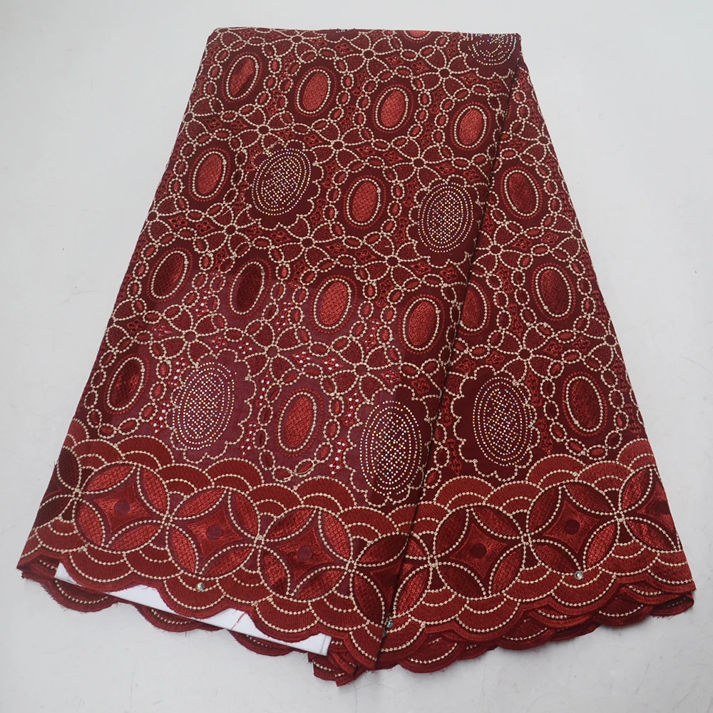 Африканский хлопок швейцарская вуаль кружевная ткань нигерийский французский