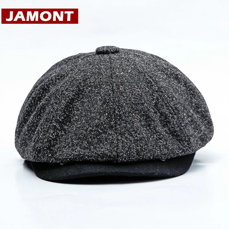 Винтажные кепки [jamont] для газетчика осенне-зимняя Кепка мужчин и женщин с
