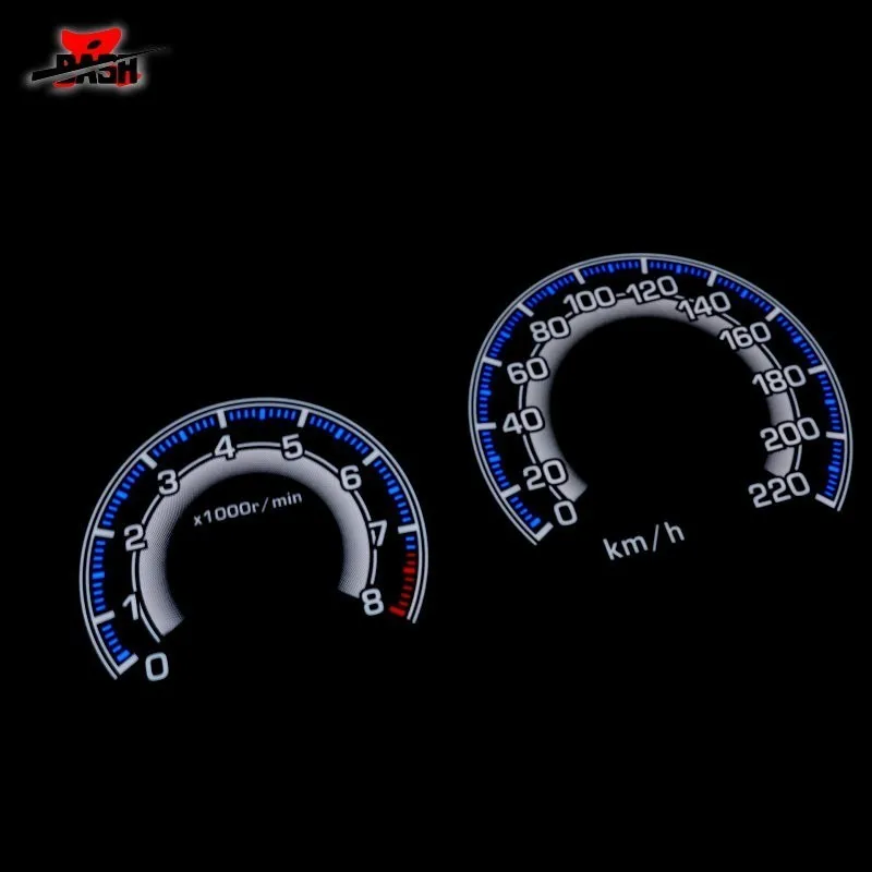 Тире EL светящийся датчик для Civic EK 1996 1999 ручной Трансмиссия обратный черный