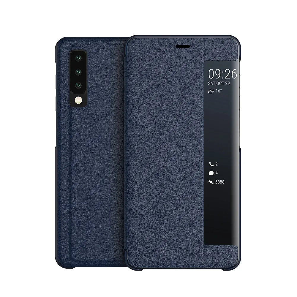 Умный чехол KISSCASE для Samsung S10 S9 S8 Plus S7 Edge кожаный флип Galaxy A7 2018 A9 A6 J4 J6