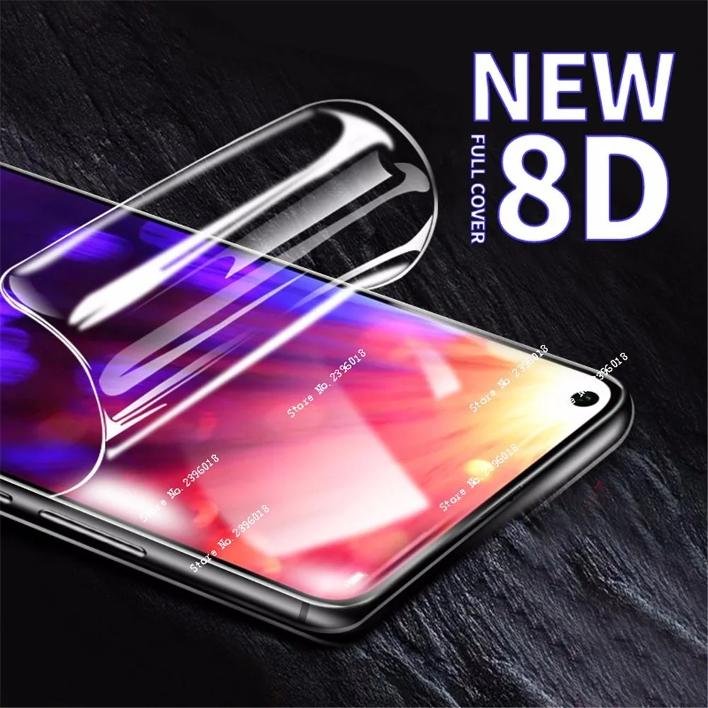 Гидрогелевая пленка 8D на весь экран для Huawei Mate 20 P 30 Lite Pro Защитная Nova 3i 4 4E 3E