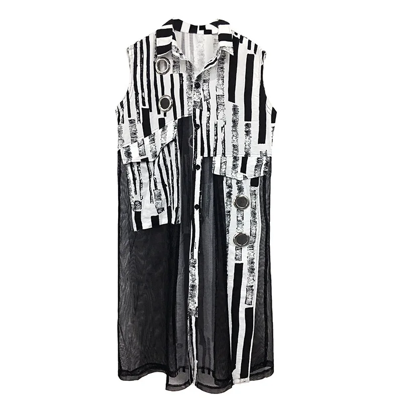 Max LuLu роскошный Корейский Летний жилет женский сетчатый одежда женское