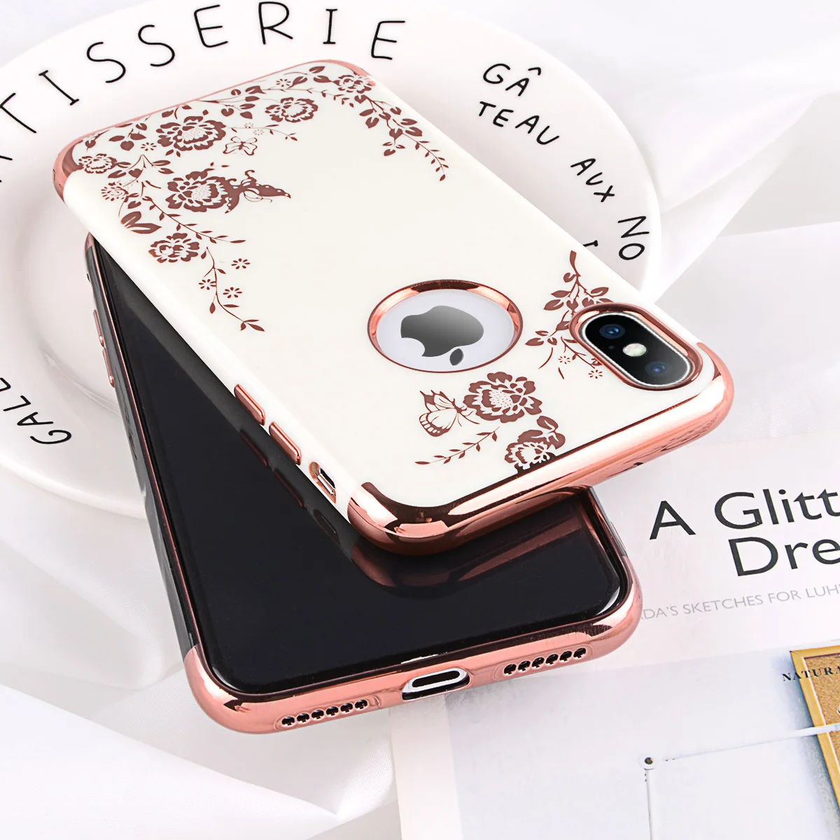 Чехол Moskado для телефона iPhone X XR XS Max 7 8 6 6s Plus модные жесткие чехлы из ПК с покрытием