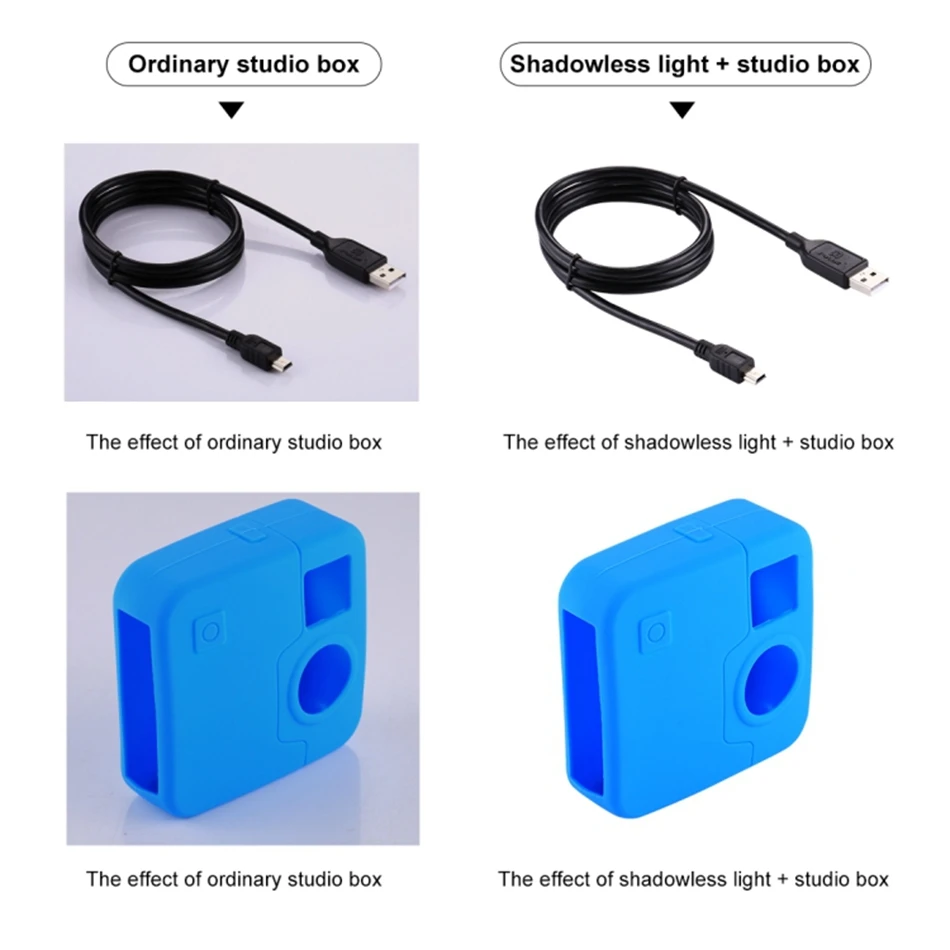 PULUZ PU5137 Фотостудия Мини 2LED панели складные фотографии Лайтбоксы Настольный