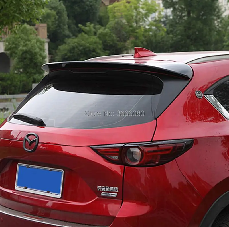 Неокрашенный задний спойлер из АБС пластика для Mazda CX 5 CX5 2017 2018 2019|Спойлеры и
