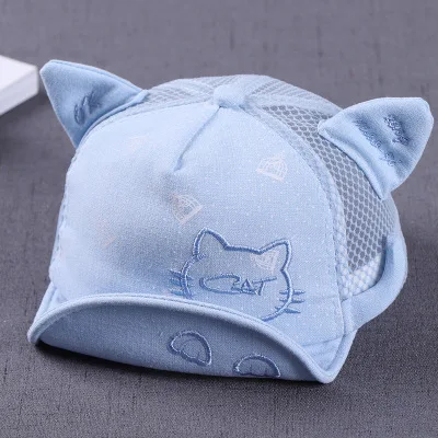 Explosion models female cap 0-1 princess cute baby cotton hat 3-6-12 months spring and summer thin visor |