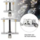 Профессиональный держатель часового механизма 2 в 1, настраиваемый зажим, инструменты для ремонта чехла часов, набор инструментов для ремонта часов